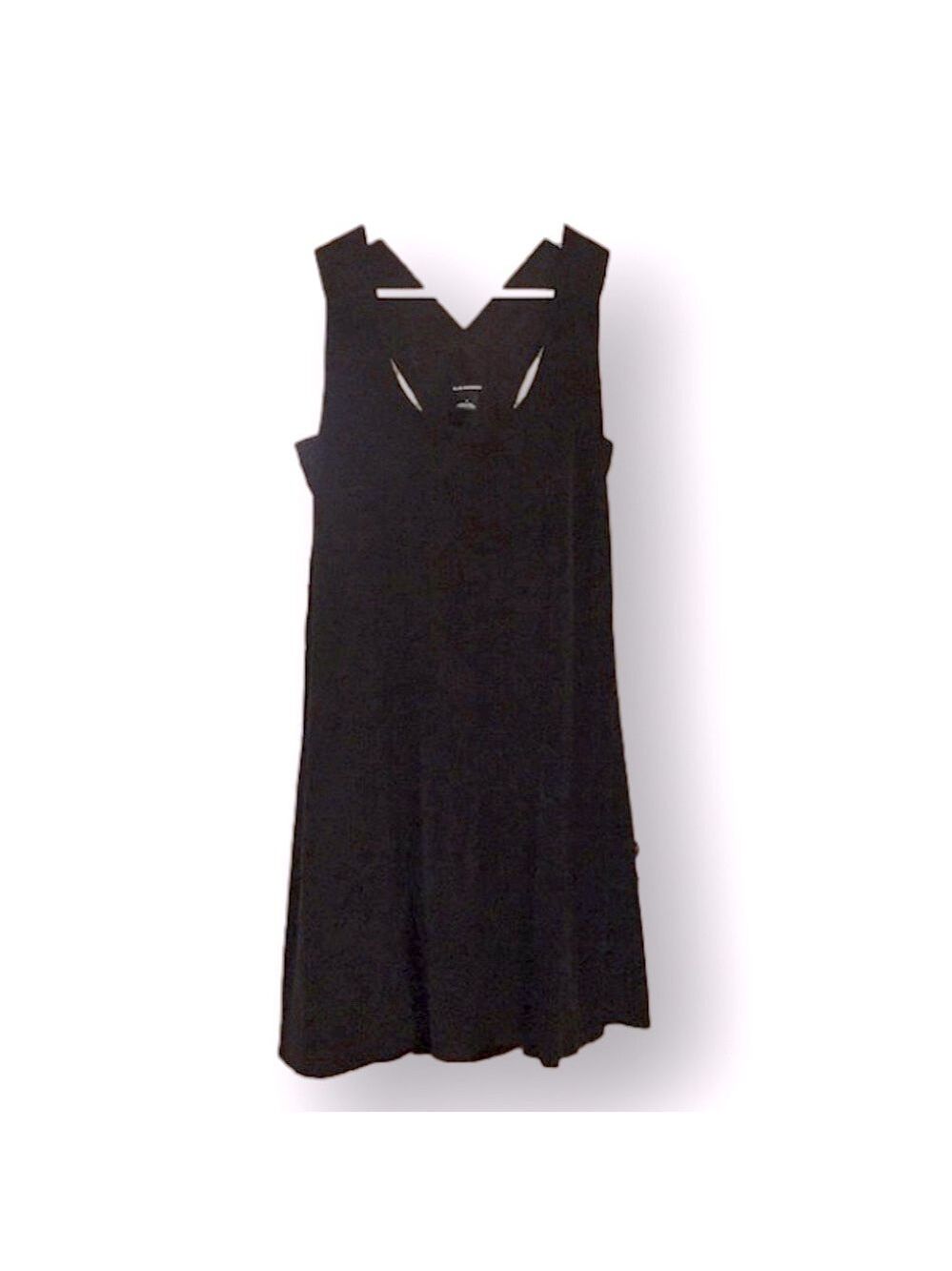 59. Club Monaco Silk Swing Dress in Black